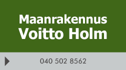 Maanrakennus Voitto Holm logo